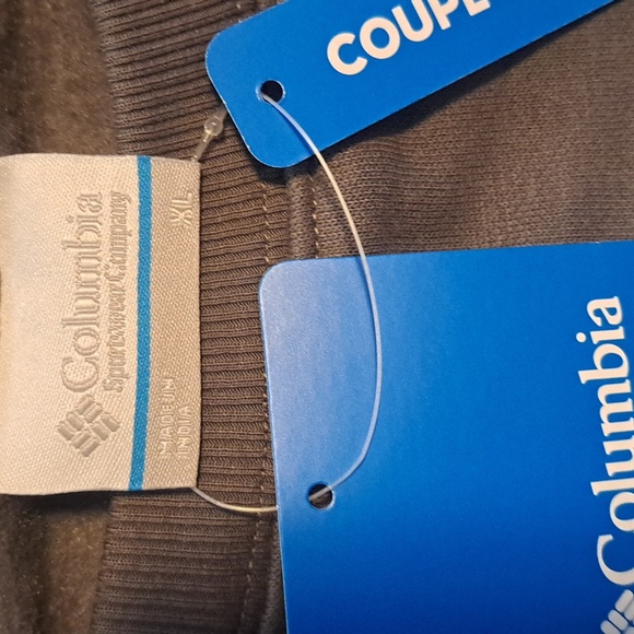 Columbia Men's Charcoal Crewneck Sweater. Size XL New - Picture 3 of 3